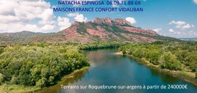 Terrain seul à Roquebrune-sur-Argens en Var (83) de 692 m² à vendre au prix de 240000€ - 1