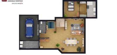 Programme terrain + maison à Clef Vallée d'Eure en Eure (27) de 143 m² à vendre au prix de 384946€ - 4