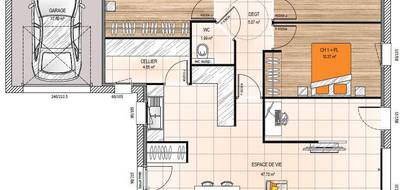 Programme terrain + maison à Marcé en Maine-et-Loire (49) de 99 m² à vendre au prix de 249800€ - 4