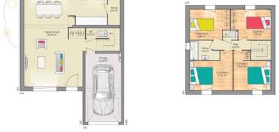 Programme terrain + maison à Aubigné-Racan en Sarthe (72) de 93 m² à vendre au prix de 225000€ - 3