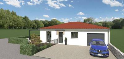 Programme terrain + maison à Montrevel-en-Bresse en Ain (01) de 86 m² à vendre au prix de 268500€ - 2