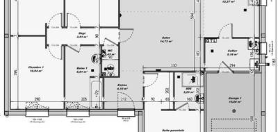 Programme terrain + maison à Carvin en Pas-de-Calais (62) de 105 m² à vendre au prix de 278445€ - 4