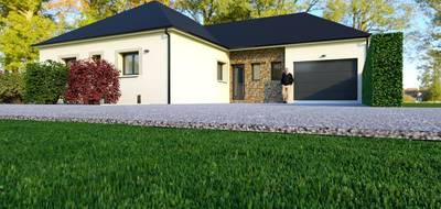 Programme terrain + maison à Moulins-en-Bessin en Calvados (14) de 110 m² à vendre au prix de 250500€ - 1