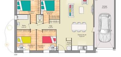 Programme terrain + maison à Saint-Gervais-en-Belin en Sarthe (72) de 92 m² à vendre au prix de 250000€ - 3