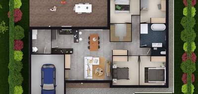 Programme terrain + maison à La Chapelle-Saint-Ursin en Cher (18) de 117 m² à vendre au prix de 291700€ - 4