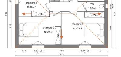 Programme terrain + maison à Montauroux en Var (83) de 90 m² à vendre au prix de 395000€ - 4