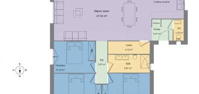 Programme terrain + maison à Saint-Cyprien en Pyrénées-Orientales (66) de 100 m² à vendre au prix de 419000€ - 4