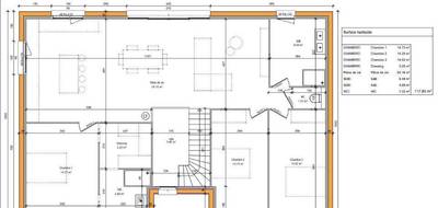 Programme terrain + maison à Chenières en Meurthe-et-Moselle (54) de 123 m² à vendre au prix de 399000€ - 2