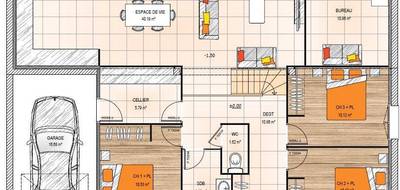 Programme terrain + maison à Terranjou en Maine-et-Loire (49) de 104 m² à vendre au prix de 247800€ - 4