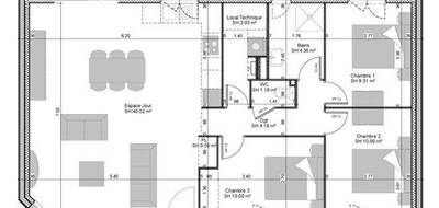 Programme terrain + maison à Perdreauville en Yvelines (78) de 83 m² à vendre au prix de 265000€ - 4