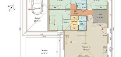 Programme terrain + maison à Gap en Hautes-Alpes (05) de 80 m² à vendre au prix de 324550€ - 3