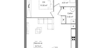 Programme terrain + maison à Valros en Hérault (34) de 50 m² à vendre au prix de 210000€ - 4
