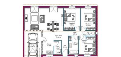 Programme terrain + maison à Salles-sur-Mer en Charente-Maritime (17) de 84 m² à vendre au prix de 368238€ - 3