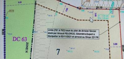 Terrain seul à Clermont-l'Hérault en Hérault (34) de 755 m² à vendre au prix de 145000€ - 1