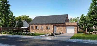 Programme terrain + maison à Neuve-Chapelle en Pas-de-Calais (62) de 90 m² à vendre au prix de 265207€ - 1