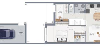 Programme terrain + maison à Savins en Seine-et-Marne (77) de 90 m² à vendre au prix de 310149€ - 4