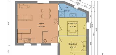 Programme terrain + maison à Potigny en Calvados (14) de 52 m² à vendre au prix de 160000€ - 4