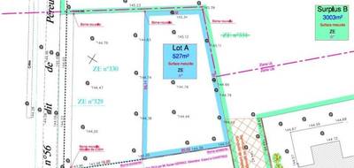 Terrain seul à Coltainville en Eure-et-Loir (28) de 527 m² à vendre au prix de 65500€ - 3