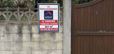 Terrain seul à Palaiseau en Essonne (91) de 361 m² à vendre au prix de 310000€ - 1