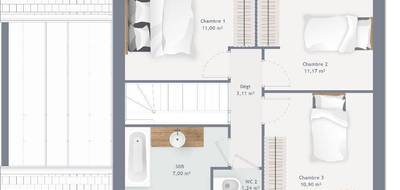 Programme terrain + maison à Étampes en Essonne (91) de 90 m² à vendre au prix de 272700€ - 4