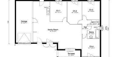 Programme terrain + maison à Attignat en Ain (01) de 100 m² à vendre au prix de 229000€ - 1