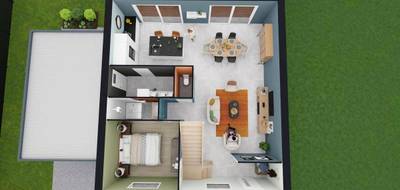 Programme terrain + maison à Thumeries en Nord (59) de 102 m² à vendre au prix de 214600€ - 2