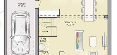 Programme terrain + maison à Mantes-la-Ville en Yvelines (78) de 91 m² à vendre au prix de 300000€ - 4