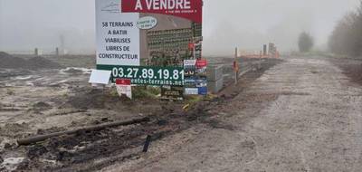 Terrain seul à Carvin en Pas-de-Calais (62) de 456 m² à vendre au prix de 66200€ - 1