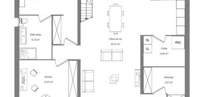 Programme terrain + maison à Saint-Août en Indre (36) de 130 m² à vendre au prix de 333100€ - 4