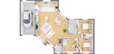 Programme terrain + maison à Thibie en Marne (51) de 100 m² à vendre au prix de 209460€ - 4