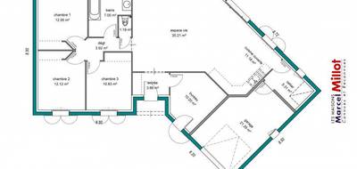 Programme terrain + maison à Saint-Junien en Haute-Vienne (87) de 100 m² à vendre au prix de 271700€ - 4