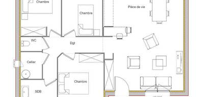 Programme terrain + maison à Beuvry en Pas-de-Calais (62) de 83 m² à vendre au prix de 205000€ - 3