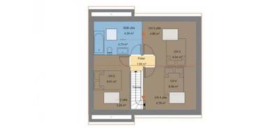 Programme terrain + maison à Lamballe-Armor en Côtes-d'Armor (22) de 89 m² à vendre au prix de 275000€ - 4