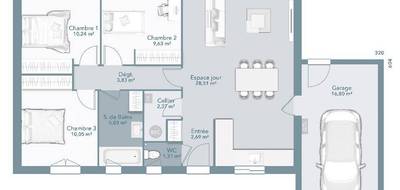 Programme terrain + maison à Fraissé-des-Corbières en Aude (11) de 73 m² à vendre au prix de 220000€ - 4