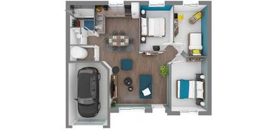 Programme terrain + maison à Burgille en Doubs (25) de 75 m² à vendre au prix de 166000€ - 4