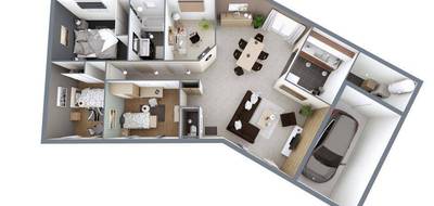 Programme terrain + maison à Langon en Gironde (33) de 69 m² à vendre au prix de 227350€ - 3