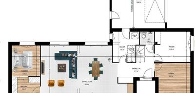 Programme terrain + maison à Saint-Lambert-la-Potherie en Maine-et-Loire (49) de 152 m² à vendre au prix de 401500€ - 4