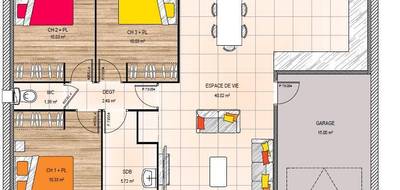 Programme terrain + maison à Mazé-Milon en Maine-et-Loire (49) de 80 m² à vendre au prix de 242560€ - 4