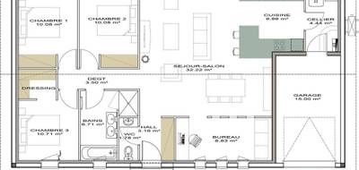 Programme terrain + maison à Saint-Perdon en Landes (40) de 100 m² à vendre au prix de 219000€ - 2