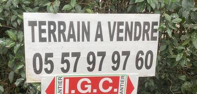 Terrain seul à Libourne en Gironde (33) de 277 m² à vendre au prix de 107000€ - 2