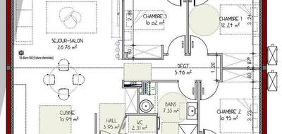 Programme terrain + maison à Lourties-Monbrun en Gers (32) de 89 m² à vendre au prix de 184900€ - 1