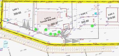 Terrain seul à Pézenas en Hérault (34) de 619 m² à vendre au prix de 193000€ - 2