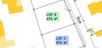 Terrain seul à Saint-Martin-la-Pallu en Vienne (86) de 474 m² à vendre au prix de 38500€ - 2