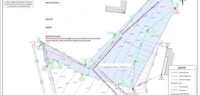 Terrain seul à Saint-Héand en Loire (42) de 1245 m² à vendre au prix de 168000€ - 4