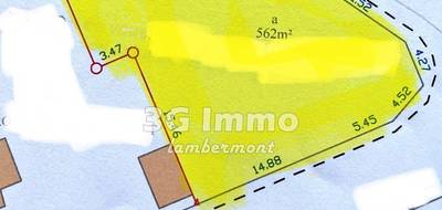 Terrain seul à Mercy-le-Bas en Meurthe-et-Moselle (54) de 562 m² à vendre au prix de 86000€ - 3