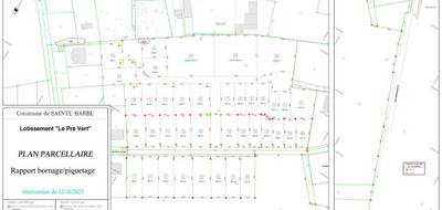 Terrain seul à Sainte-Barbe en Moselle (57) de 1623 m² à vendre au prix de 504000€ - 2