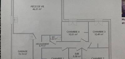 Terrain seul à Ginestas en Aude (11) de 675 m² à vendre au prix de 95000€ - 3