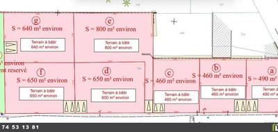 Terrain seul à Feurs en Loire (42) de 460 m² à vendre au prix de 51000€ - 4