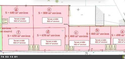 Terrain seul à Feurs en Loire (42) de 460 m² à vendre au prix de 46000€ - 4