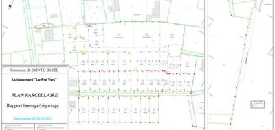 Terrain seul à Sainte-Barbe en Moselle (57) de 1623 m² à vendre au prix de 504000€ - 2